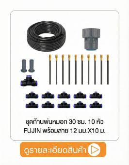 ชุดก้านพ่นหมอก 10 หัว FUJIN